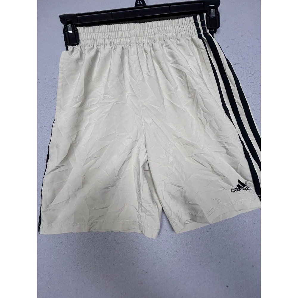 Adidas Shorts Woven Tan Black Large 14/16 Youth Boys